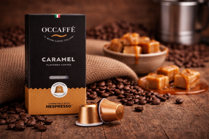 Cápsulas Compatibles con Cafeteras Italianas de Aluminio Occaffe, Caramelizadas, Caja de 10 Cápsulas en un Cartón para Café - Product Image 2