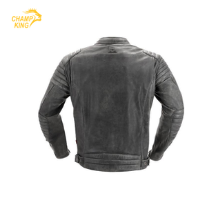 Chaqueta de Cuero de Alta Calidad con Cuello Alto y Logotipo Frontal, Impermeable y Ecológica - Product Image 6