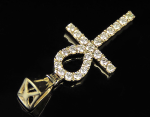 S925 Sterling Silver Iced Out Bling Moissanite Diamond <b>Cross</b> Pendant <b>Necklace</b> Prevalent Multi Size Jewelry <b>for</b> <b>Women</b> - Product Image 2