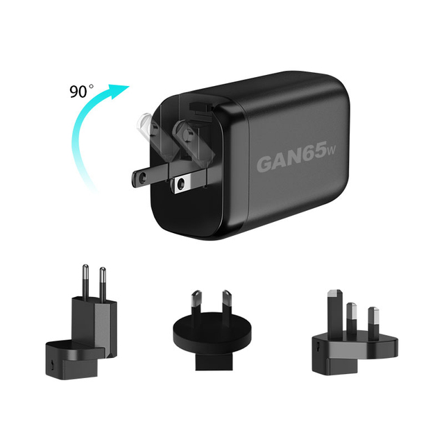 1 Best Sellers 2023 PD 65W USB C Charger Three Port Fast Charging Universal Travel Adapter