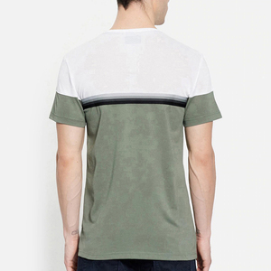 เสื้อยืดผู้ชาย คอวี แขนสั้น ทรงเข้ารูป ผ้าถัก ลายเรียบ สีขาว 100% ผ้าฝ้าย ระบายอากาศ แห้งเร็ว สวมใส่สบาย - Product Image 6