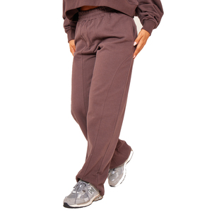 Sudadera con capucha de algodón con dobladillo y cordón para mujer con logotipo personalizado - Product Image 4