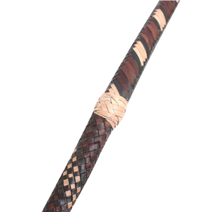 Látigo personalizado de 16 pies y 16 trenzas, látigo de cuero de vaca genuino resistente en varios colores, productos para caballos - Product Image 4