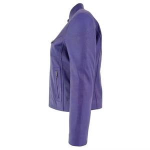 Chaquetas de cuero para mujer Moda para mujer Nueva llegada Chaquetas de cuero Pu de cuero genuino personalizadas - Product Image 4
