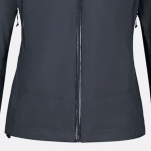 Chaqueta Impermeable Personalizable para Mujer, Chaqueta a Prueba de Viento con Capucha, Tejido con Cremallera, Patrón Sólido, Chaquetas al Aire Libre, Venta Al por Mayor - Product Image 3