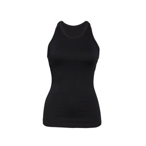 High Quality Customizable Women Tank <b>Top</b> Spandex/Polyester Breathable Eco-Friendly Front Logo Casual Summer Premium Wear - Product Image 1