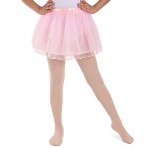 Traje de Baño de 3 Piezas para Niñas, Diseño de Ballet en Malla Convertible 3D - Product Image 1
