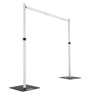 Support de toile de fond de mariage élégant en aluminium Topfinger et <span class=keywords><strong>location</strong></span> de drapé <span class=keywords><strong>pour</strong></span> les fêtes d'<span class=keywords><strong>anniversaire</strong></span> - Product Image 1