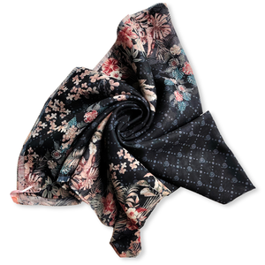 Estilo radiante algodón Keiko Hijab bufanda musulmanes moda uso diario manga corta transpirable negro impresión Digital Voal para - Product Image 3