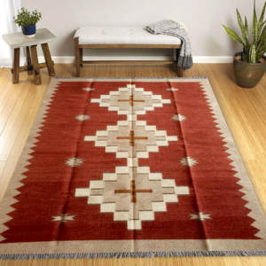 พรมทอมือ kilim ที่ดีที่สุดพรมลายดอกไม้ที่ทันสมัยงานแฮนด์เมดคอลเลกชันล่าสุดที่สามารถซักได้ - Product Image 1