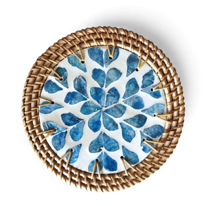 Set de table en nacre avec rotin à prix avantageux pour les acheteurs en gros, de détail et de l'hôtellerie en provenance du Vietnam - Product Image 6