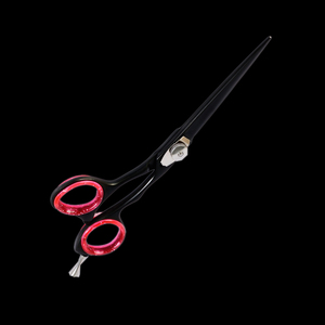 กรรไกรตัดผมสแตนเลสเคลือบสีดำสำหรับร้านเสริมสวย - Product Image 5