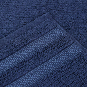 Ensemble de serviettes de bain de luxe en fibre de bambou 100% Design rayé Séchage rapide Épais et respirant Écologique Absorbant de spa respectueux de la peau - Product Image 4