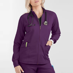Chaqueta Médica de Alta Calidad para Hospitales y Enfermería, Uniforme Médico Unisex con Cierre, Chaqueta de Enfermería - Product Image 2