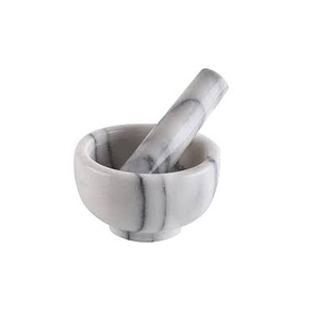 Juego de mortero y Mazo de granito de mármol, amoladora Manual para pasta de ajo, especias y condimentos, artesanía natural y venta - Product Image 5