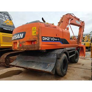 Excavadora excavadora Doosan usada excavadora de ruedas para la venta Daewoo/usada Doosan 210 excavadoras de ruedas Corea - Product Image 1