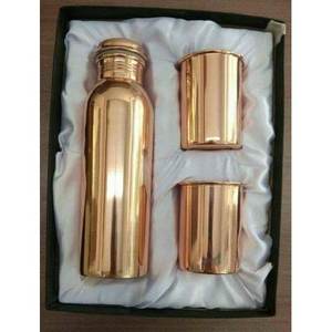 Premium Packaging Promotional Gift Pure Copper Water <b>Bottle</b> in Different Styles for <b>Drinking</b> Wholesale - Product Image 4
