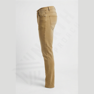 กางเกงยีนส์แฟชั่นทรงหลวมแบบเต็มตัวสไตล์ฮิปฮอปสำหรับผู้ชาย คุณภาพสูง ออกแบบตามสั่ง OEM ราคาถูก ขายส่งจำนวนมาก - Product Image 3