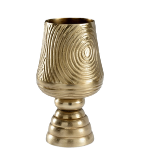 Florero pequeño de calidad superior caliente y de lujo en base de metal Diseño único Campeón Color dorado Mesa Florero decorativo - Product Image 1