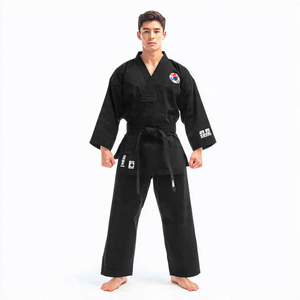 Uniforme de combat de Taekwondo pour hommes, uniforme de boxe, uniforme de Taekwondo pour hommes, uniforme de karaté en sergé - Product Image 1
