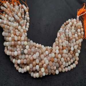 ลูกปัดพลอยมูนสโตนธรรมชาติ8มม. หลายเส้นงานแกะสลักด้วยเทคนิค - Product Image 3