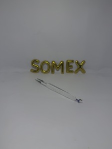 Pince à épiler à tête droite et incurvée en acier inoxydable de haute qualité pour l'extension des cils - Product Image 2