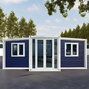 Contenedor de oficina prefabricado moderno de 20 pies y 40 pies, diseño modular plegable, material de panel sándwich para edificio de oficinas - Product Image 6