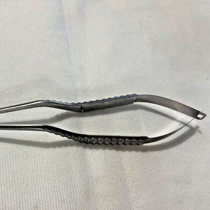 กรรไกรตัดเส้นเลือดฝอยตาแบบใช้ซ้ำได้ ยี่ห้อ Castroviejo Yasargil สีเงิน สำหรับการผ่าตัดขนาดเล็ก ได้รับการรับรองมาตรฐาน CE ISO13485 ระดับ Class I - Product Image 2