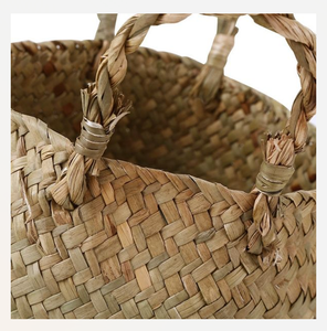 Panier en jonc de mer de qualité pour l'exportation en gros Bac de rangement en rotin tissé pour la décoration de la maison - Product Image 4