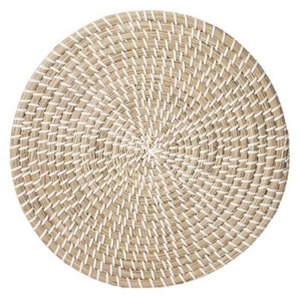 แผ่นรองจานหวายทรงกลมจากเวียดนามเป็นมิตรกับสิ่งแวดล้อมไม้ไผ่และหญ้าทะเลดีไซน์แบบดั้งเดิมและคลาสสิกสำหรับร้านอาหาร - Product Image 5