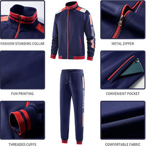 Custom Training Jogging Embroidery Tracksuits for Men Slim Fit Cotton Cargo Sweat Men's <b>Hoodies</b> & Sweatshirts Random Shipment - Product Image 2