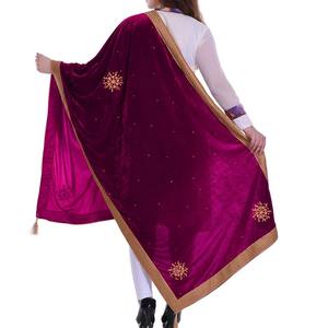 ผ้าคลุมไหล่กำมะหยี่สำหรับฤดูหนาวงานตามสั่งบริการผลิตด้วยมือ - Product Image 3