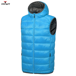 Nouveauté Printemps Veste coupe-vent d'extérieur Respirante Coupe-vent à capuche Sans manches Réversible Vestes habillées Fabriquées au Pakistan - Product Image 3