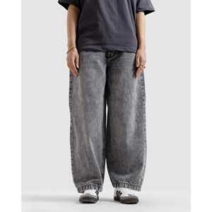 กางเกงยีนส์ทรงวินเทจเอวสูงทรงหลวมสไตล์สตรีทแวร์ขาบานประดับคริสตัลเพชรผ้าเดนิมสีสันสำหรับฤดูใบไม้ร่วง/ฤดูหนาว - Product Image 5