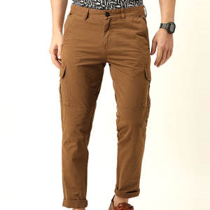 Pantalons cargo utilitaires pour hommes, mode décontractée, design extérieur - Product Image 1