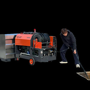 Amjet quatre cylindres <span class=keywords><strong>diesel</strong></span> pipeline jet machine nouveau égout dédié dragage machine industrielle haute pression rinçage camion - Product Image 6