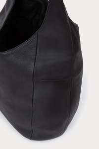 Los más nuevos bolsos Hobo genuino de cuero negro de lujo para mujer, bolsos de mano para mujer, bolsos Hobo con estilo de gran capacidad para mujer - Product Image 4