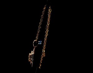 Collier 'Gouttes d'eau' en or jaune Zircon pour femme pendentif bijoux tendance diamant or rose pour fiançailles mariage - Product Image 5