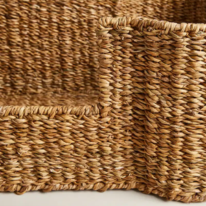 New Item Eco-friendly Wicker Seagrass Pet Bed Bone-shaped Wholesales Nice Price From Vietnam - Product Image 4