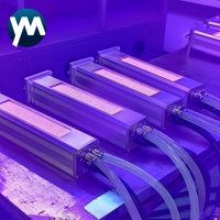 Lampe UV LED de haute qualité de 280 mm, vente en gros en Chine, pour imprimante flexographique horizontale UV LABEL, machine d'impression flexo