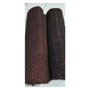 Vente à l'exportation de tissu élégant de velours de broderie pour les robes de mariage des hommes 44 tissu de largeur de vêtement au prix d'exportation - Product Image 2