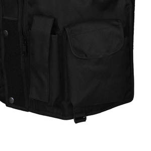 Uniformes de protection imperméables en polyester réfléchissant haute visibilité avec logo personnalisable Gilet de sécurité noir pour la sécurité industrielle haute visibilité - Product Image 5