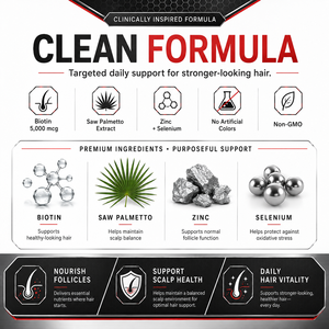 Cápsulas Veganas para Nutrición Capilar Sin GMO con Zinc, <span class=keywords><strong>Selenio</strong></span>, Vitamina D3, Suplemento para Nutrir los Folículos, Marca Privada - Product Image 5