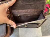 Sac à main élégant pour femme en cuir de vachette léger, sac à bandoulière et sac croisé en cuir véritable