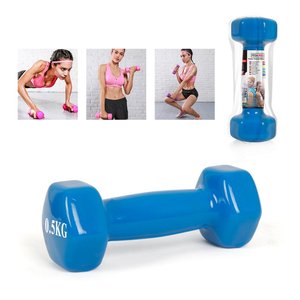 * OUTLET * manubrio da palestra rivestito in gomma in ghisa 0.5 kg-casa e giardino/sport e tempo libero - Product Image 1