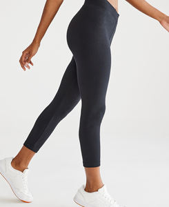 Legging de gymnastique taille haute pour femme coupe ajustée pantalon d'entraînement décontracté grande taille élégant fabriqué au Pakistan matériau Spandex/Nylon XS - Product Image 3