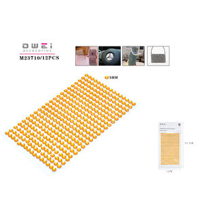 สติกเกอร์เพชรตกแต่งขนาดเล็กสีส้ม - Product Image 1