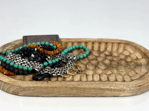 Hecho a mano elegante para bandeja de madera de mango exquisita artesanía artesanal estilo de diseño costero Serveware para decoración del hogar y bodas - Product Image 4