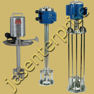 Agitador Eléctrico para Líquidos, Mezclador de Polvo para Detergentes, Pintura y Cosméticos, 220V, con Paleta de Acero Inoxidable - Product Image 1