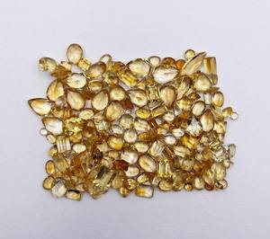 สีเหลืองมะนาวธรรมชาติอัญมณีอัญมณีหลวมตัดแว็กซ์/ทาน้ำมัน3-7กะรัตสำหรับงานฝีมือเครื่องประดับสีเหลือง - Product Image 2